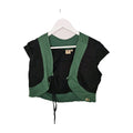 EK8956 Damen Bolero, Schwarz, Grün, Gr.M0