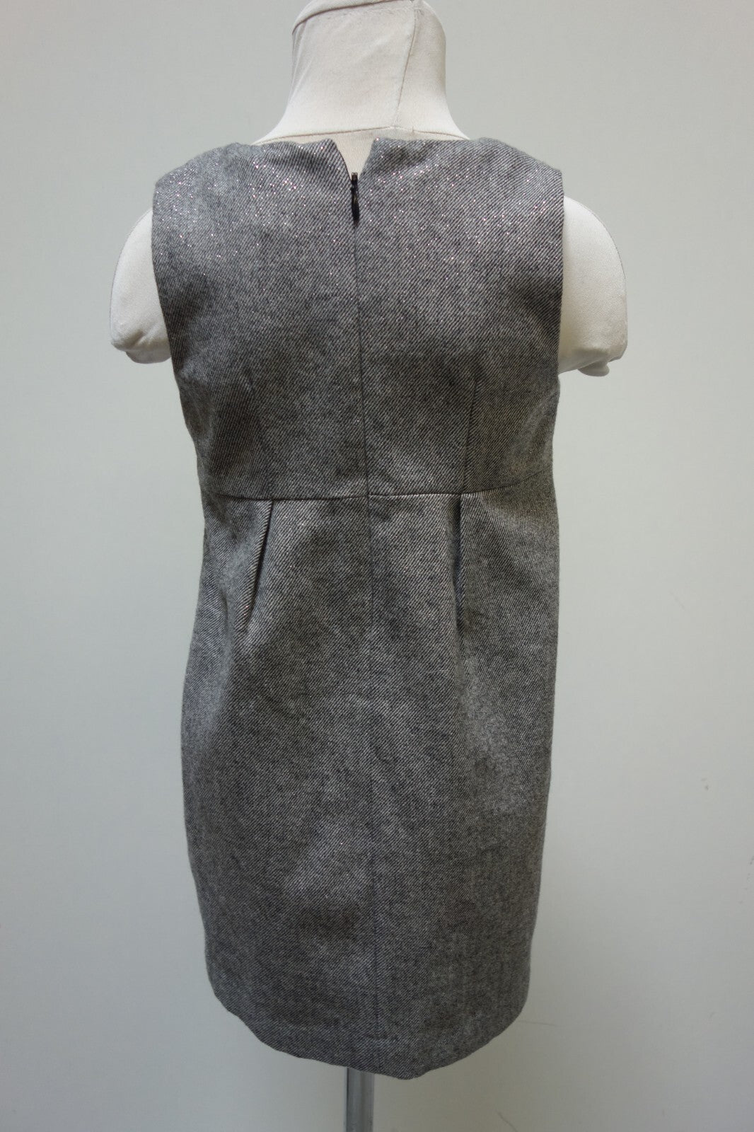 EK3789 Mädchen Kleid von Esprit, grau glitzernd, Gr. 116/1223