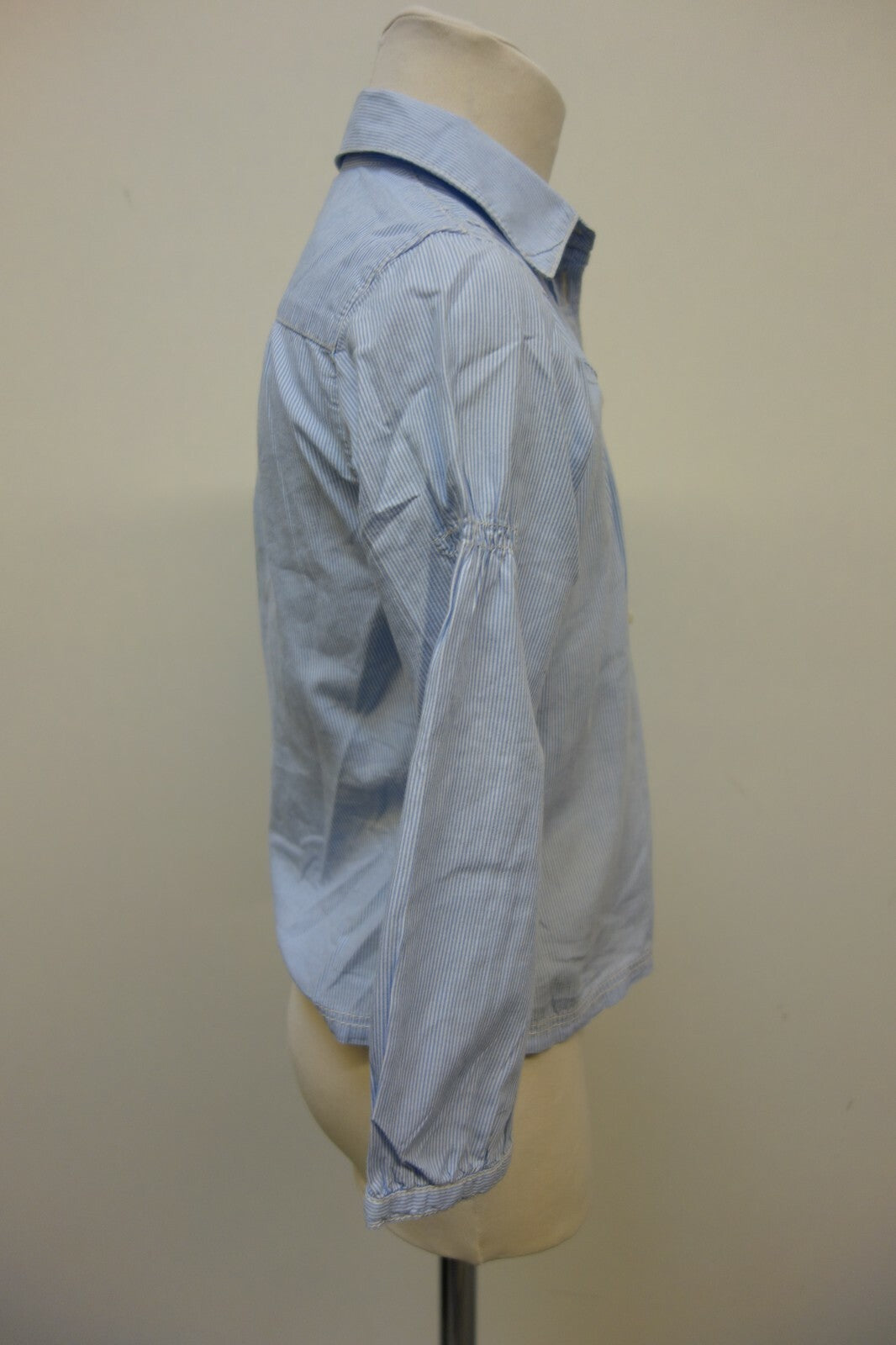 EK0748 Jungen Hemd von s.Oliver, blau-weiß gestreift, Gr. 104/1103