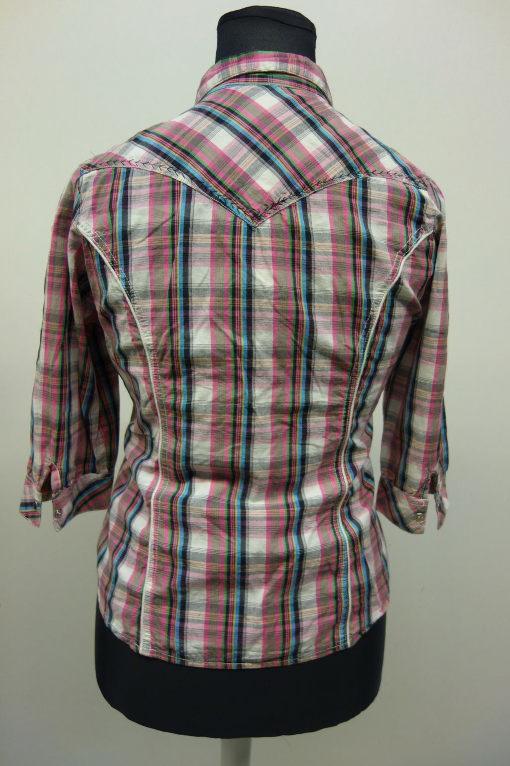 EK0288 Damen Bluse von River Island, kariert, Gr. L 424