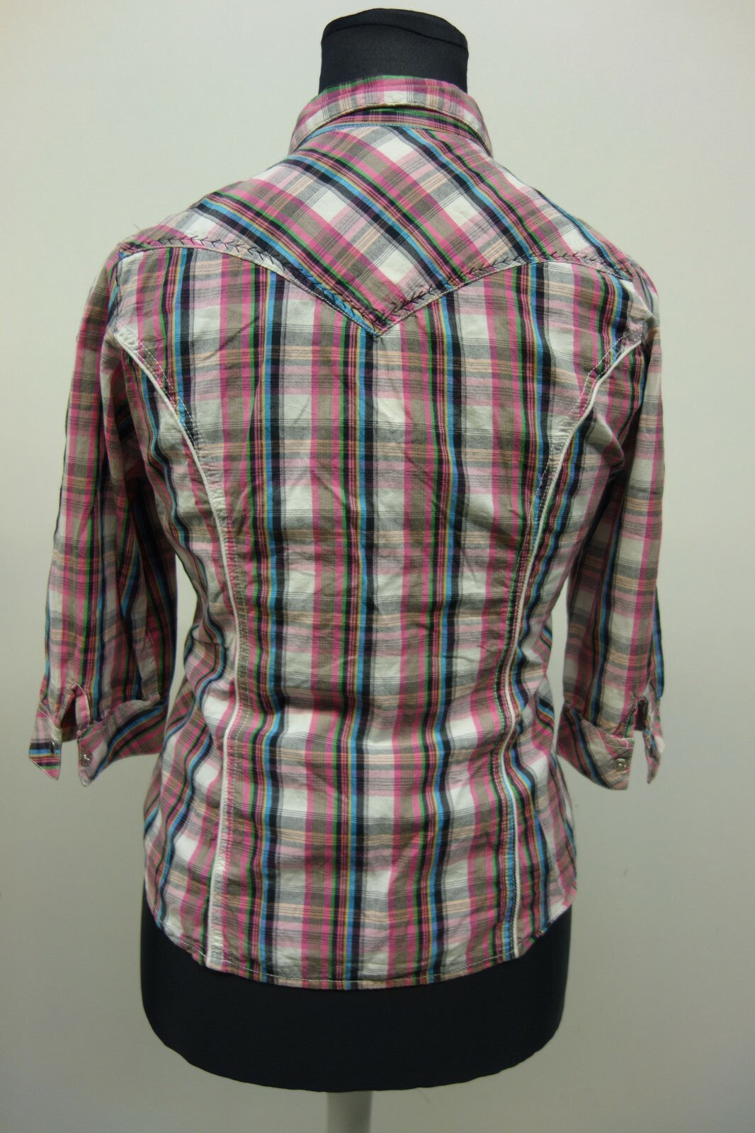 EK0288 Damen Bluse von River Island, kariert, Gr. L 424