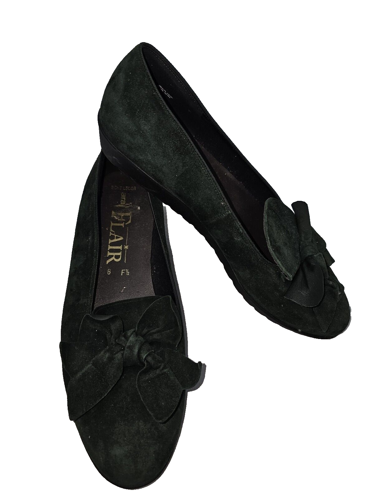 ES710 Damen Ballerinas von Ara Flair, grün, Gr.6 (EU 36/37)0