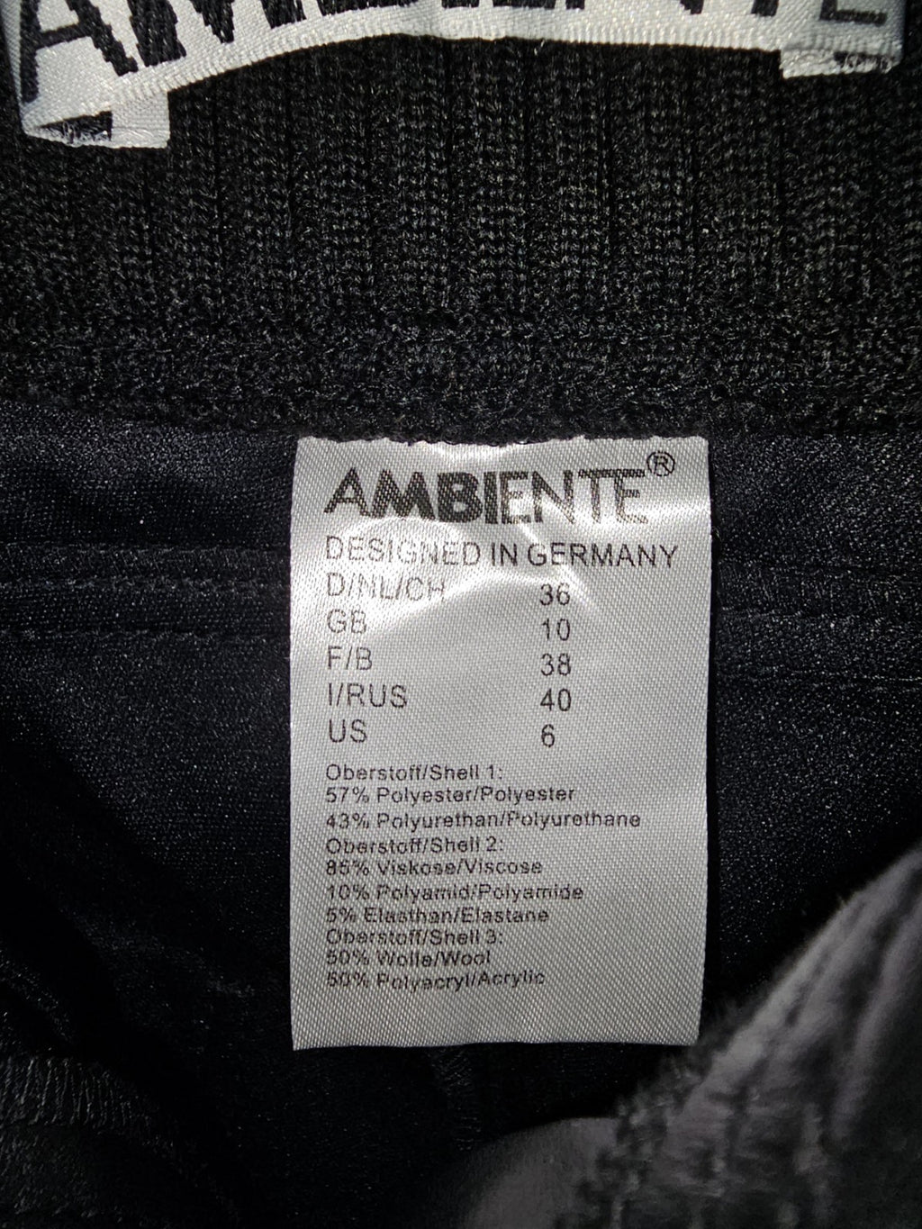 EK8828 Damen Hose von Ambiente, schwarz, Gr.362