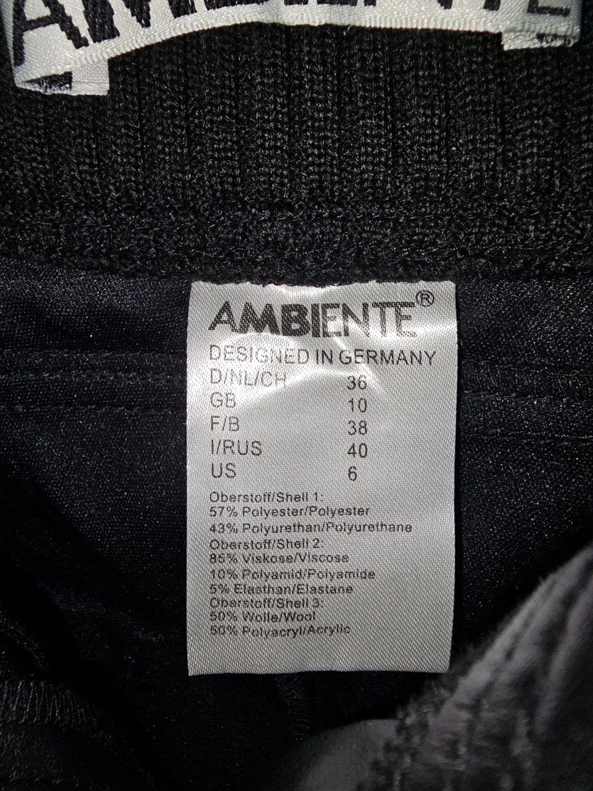 EK8828 Damen Hose von Ambiente, schwarz, Gr.362