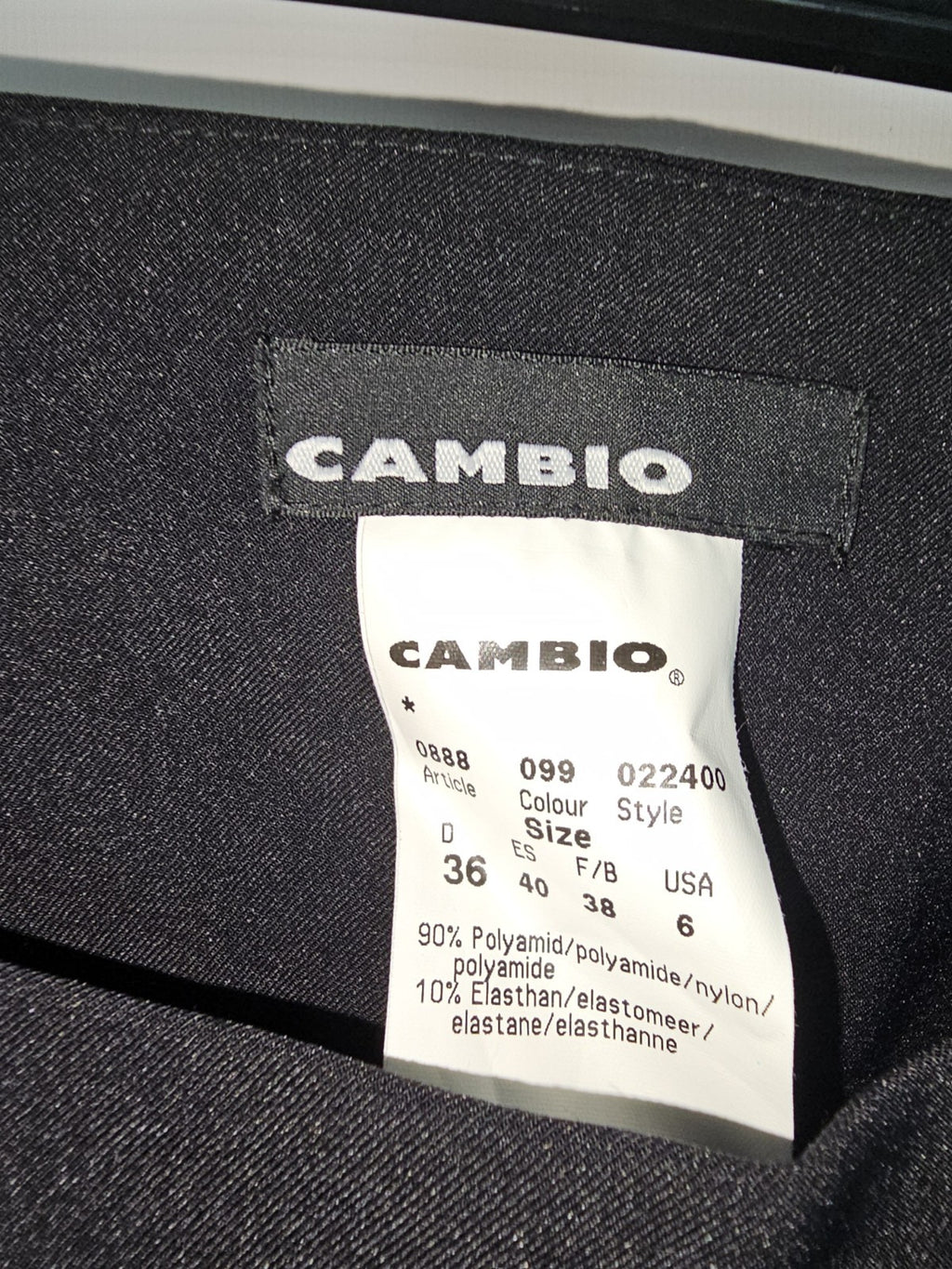 EK8797 Damen Hose von Cambio, schwarz, Gr.364