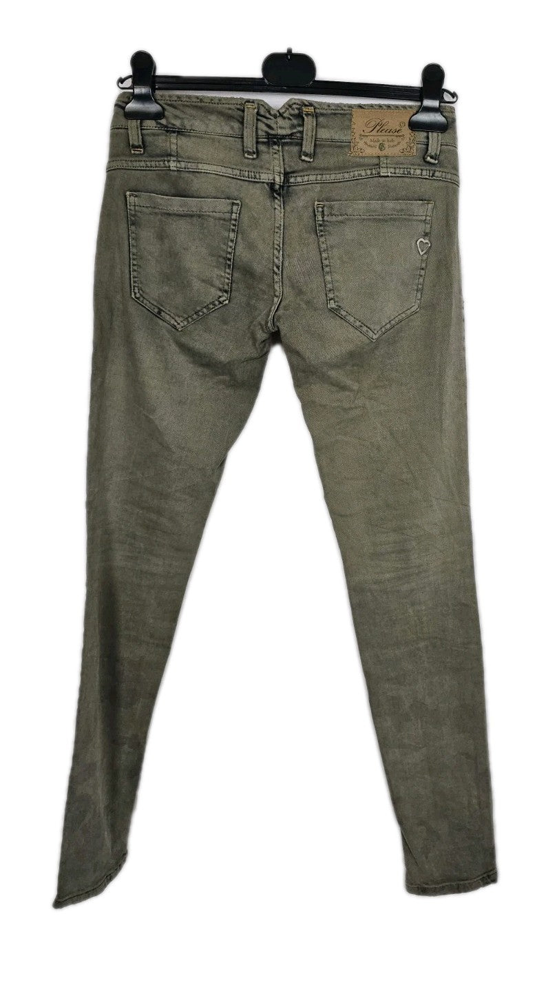 EK9596 Damen Jeans von Please, Grau, Gr. S3