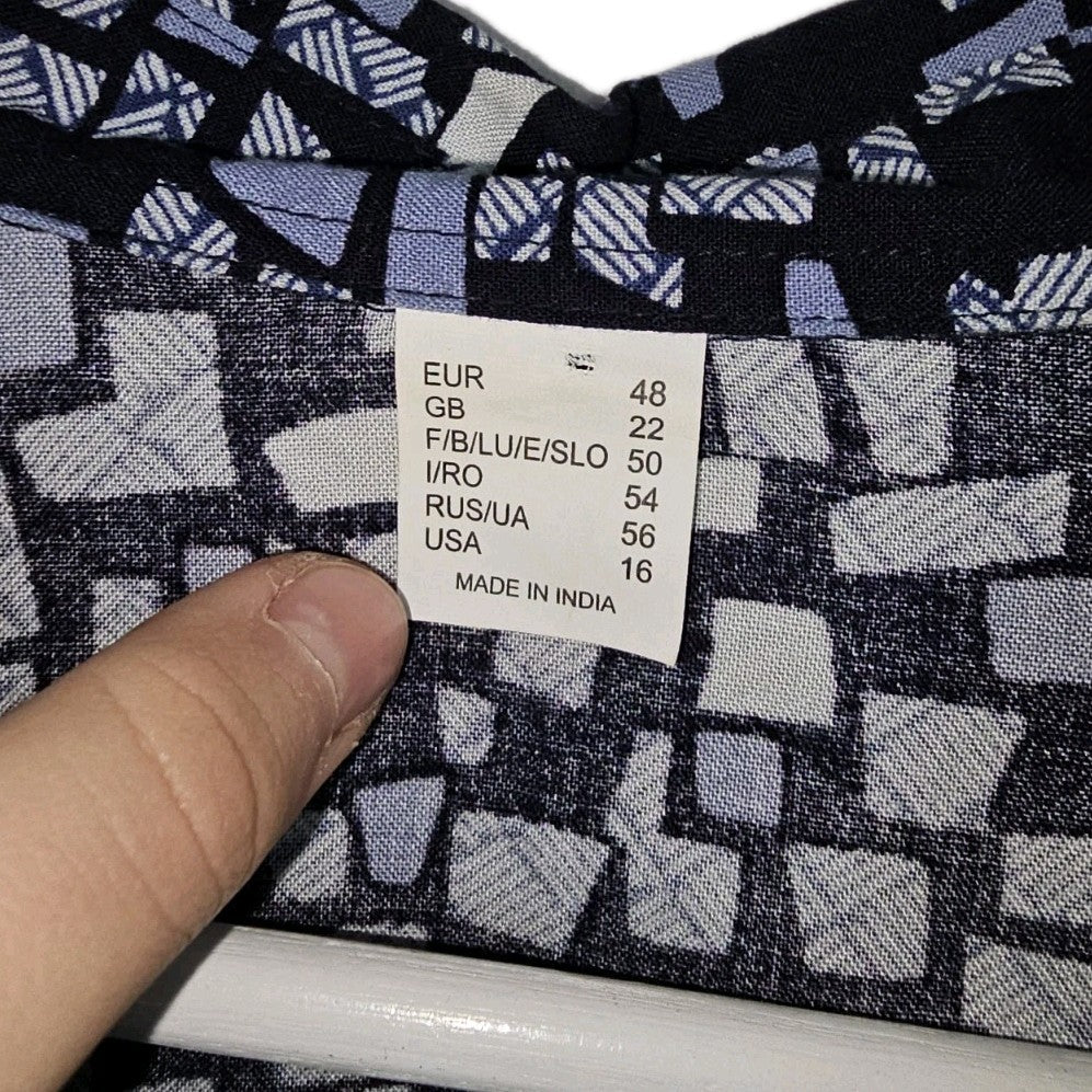EK11234 Damen Bluse, Blau, Gr. 481