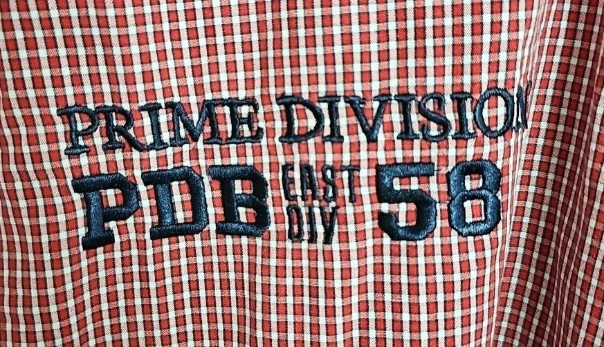 EK9220 Herrenhemd Prime Division Gr.XL Rot Karriert2