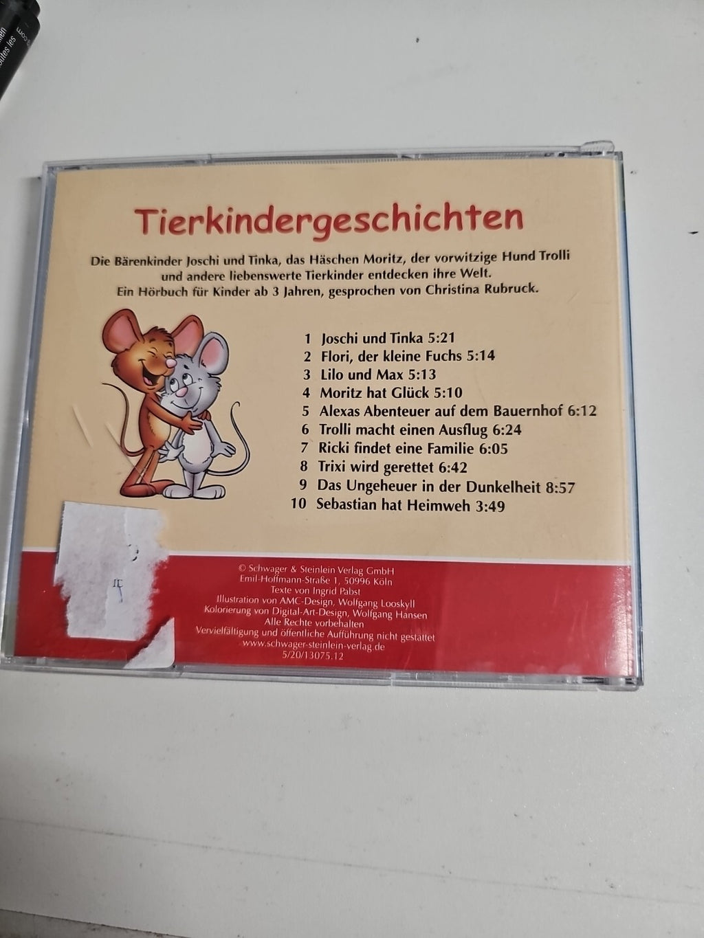 EB1109 Tierkindergeschichten Kleine Toere entdecken die Welt  CD3