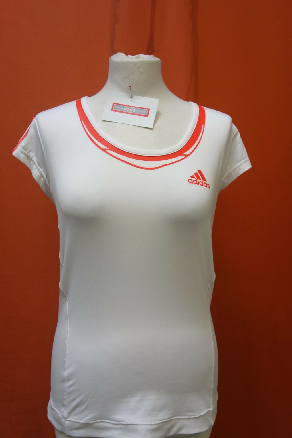 EK0573 Damen Sportshirt von adidas, weiß, S0