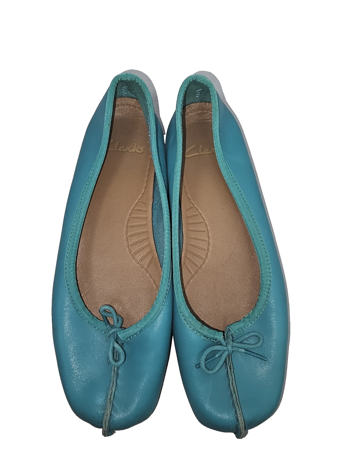 ES318 Damen Ballerina von Clanks, Türkis, Gr. 5½1