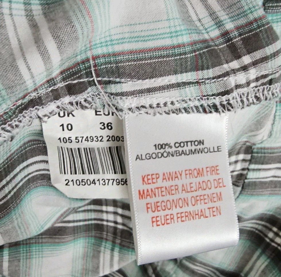 EK9133 Damen Kleid von River Island, grün-grau, Gr.362