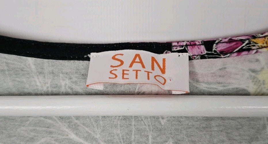 EK9126 Damen Trägershirt von San Setto, Schwarz, Gr.382