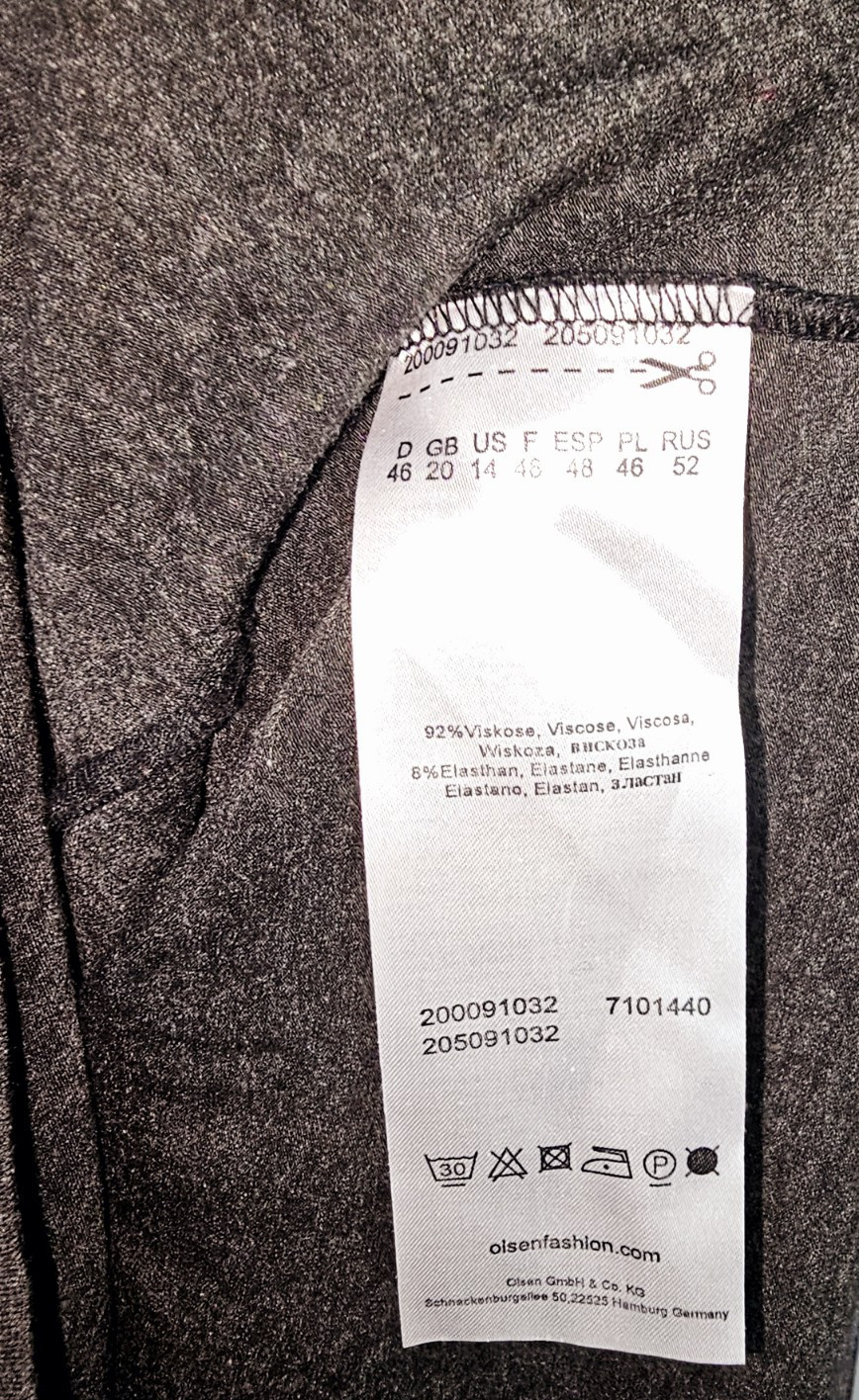 EK7411 Damen Langarmshirt von Olsen, grau, Gr.463