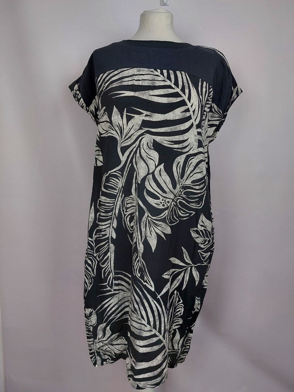 EK0857 Damen Kleid von Cecil, schwarz/weiß, Gr. XS0