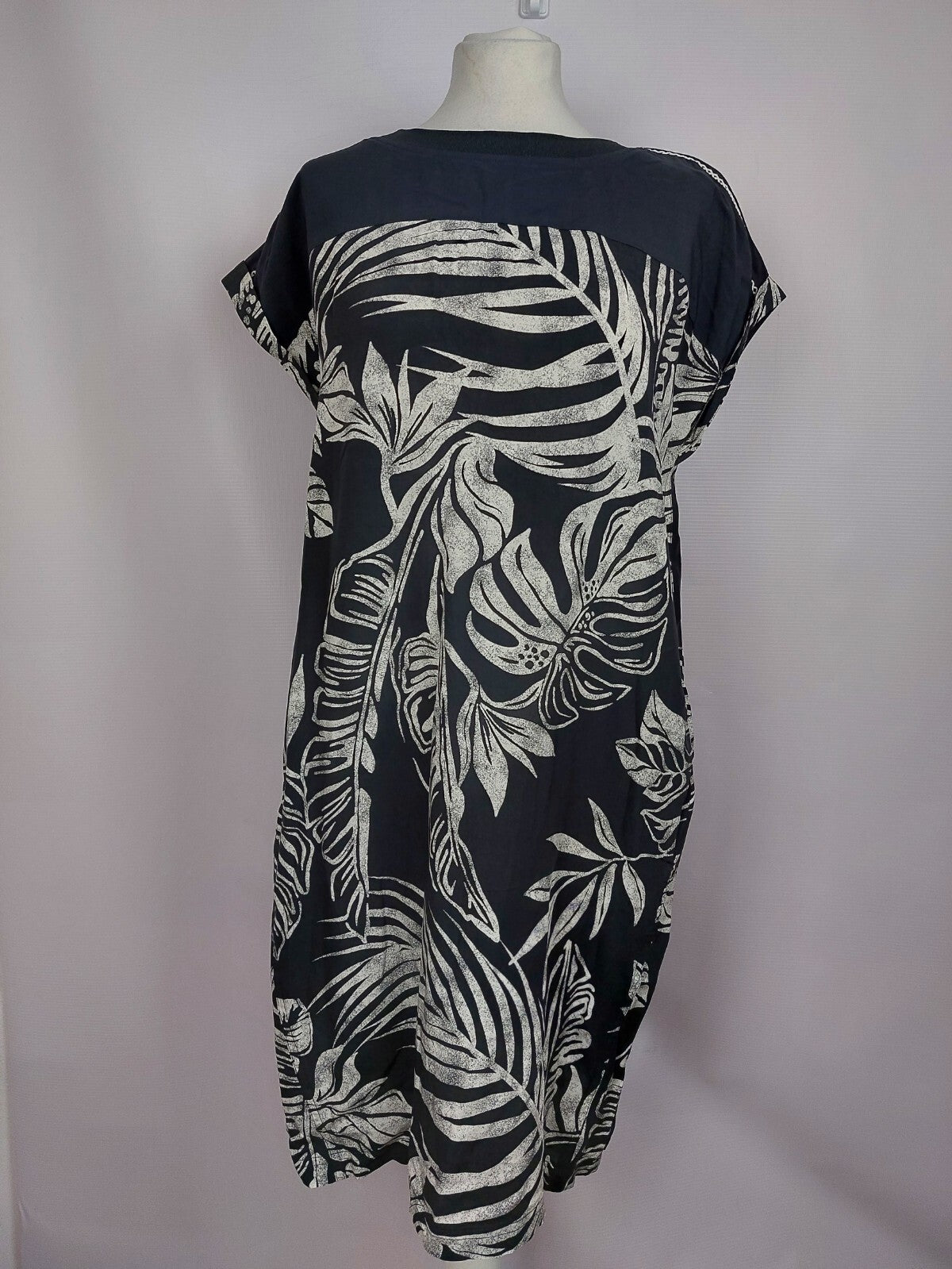 EK0857 Damen Kleid von Cecil, schwarz/weiß, Gr. XS0