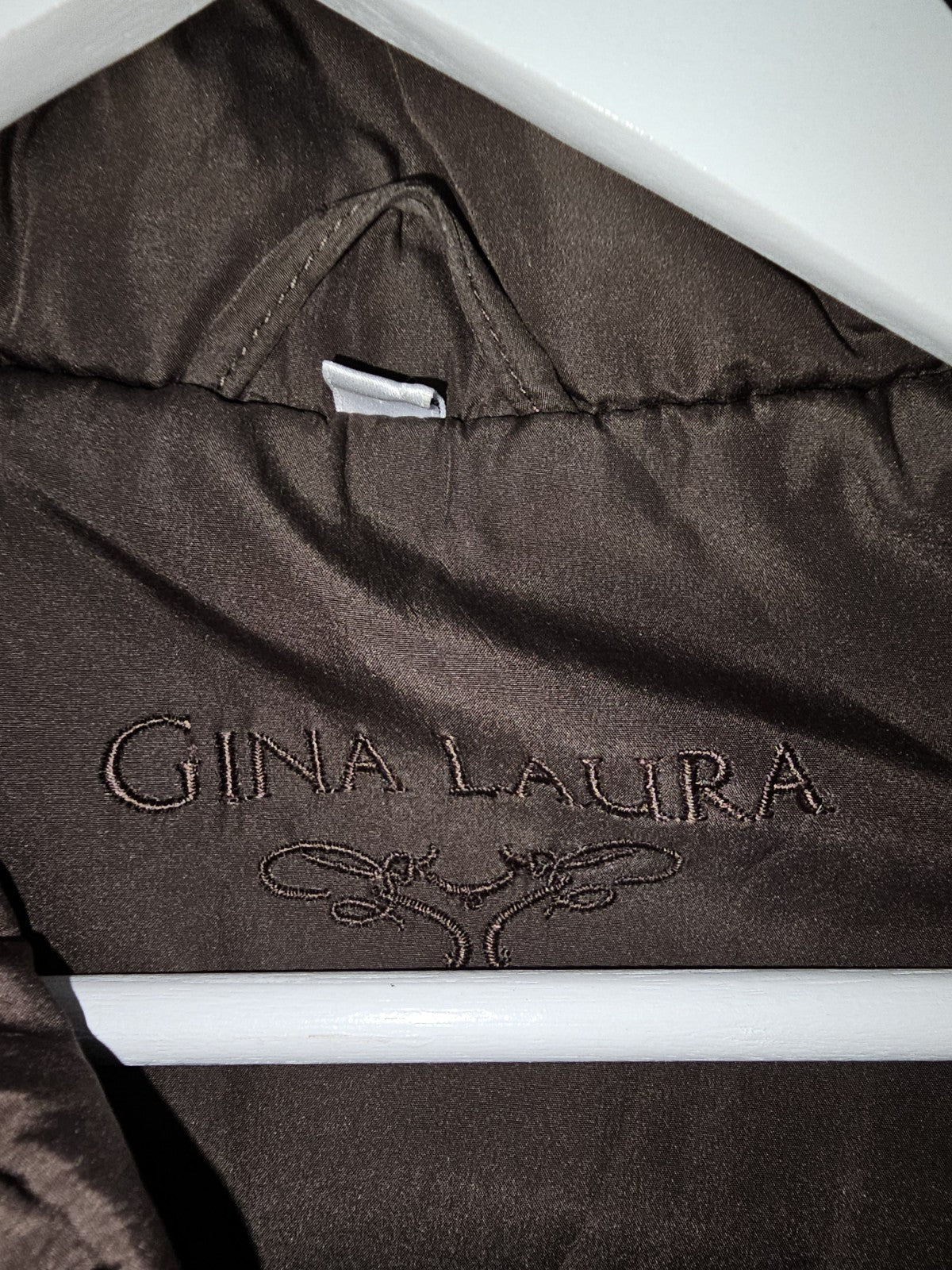 EK9590 Damen Jacke von Gina Laura, Braun, Gr. M2