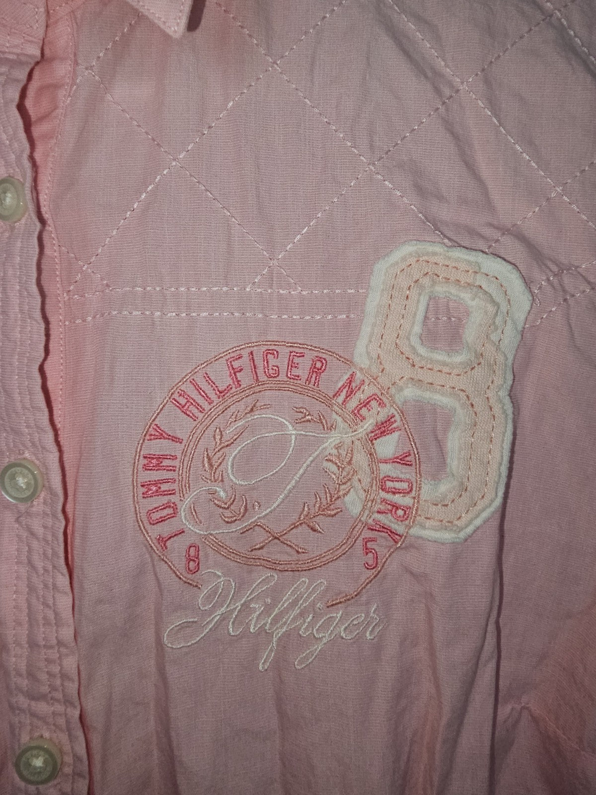 EK11057 Damen Bluse von Tommy Hilfiger, rosa, Gr.6 (36)2