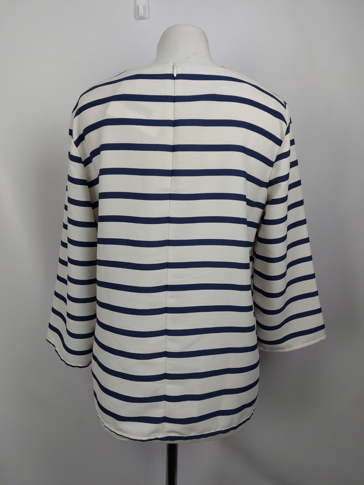 EK4702 Damen Shirt von Opus, blau/weiß, gestreift, gr. 364