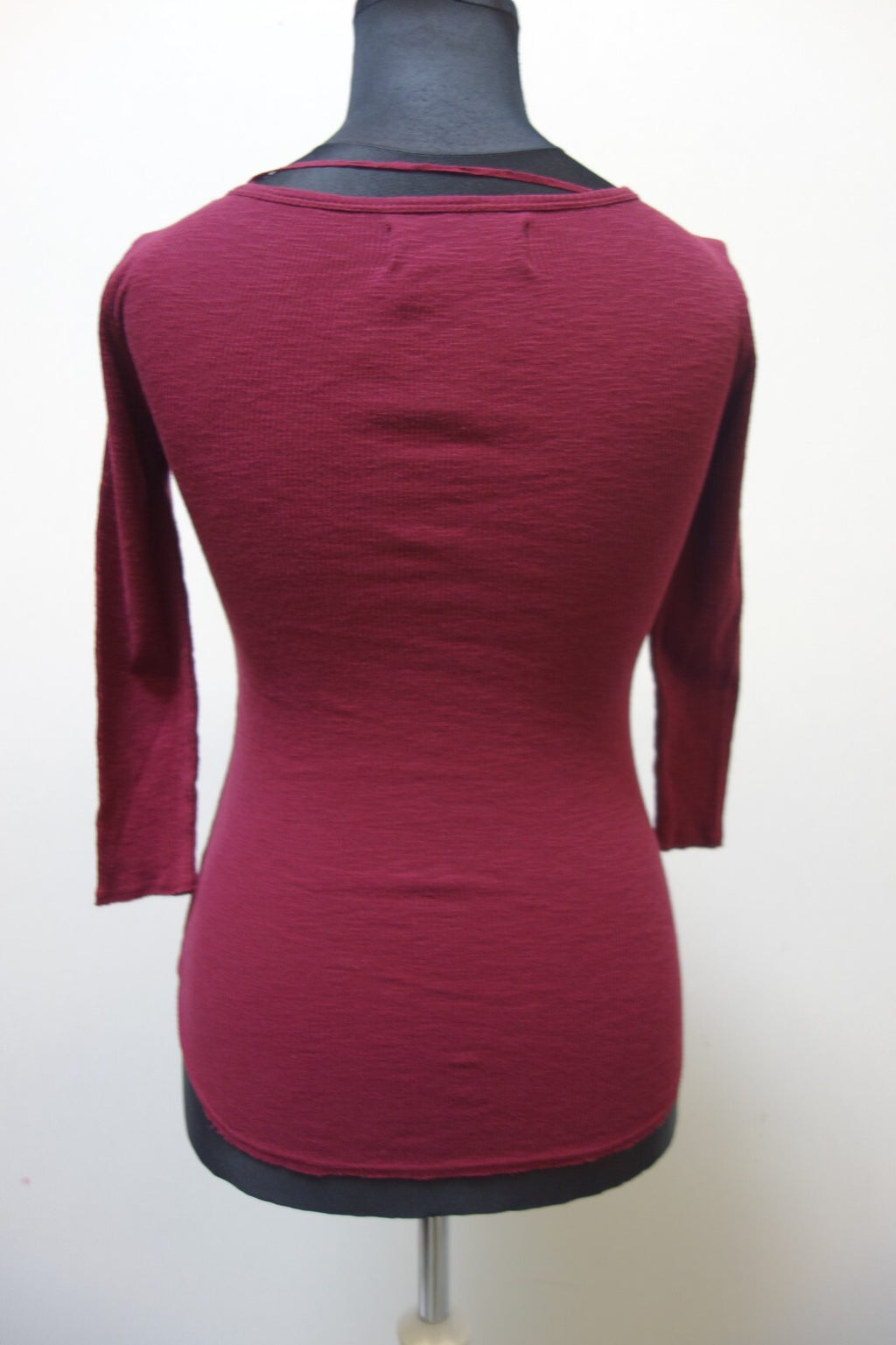 EK1882 Damen Shirt von Zara, weinrot, Gr. S3