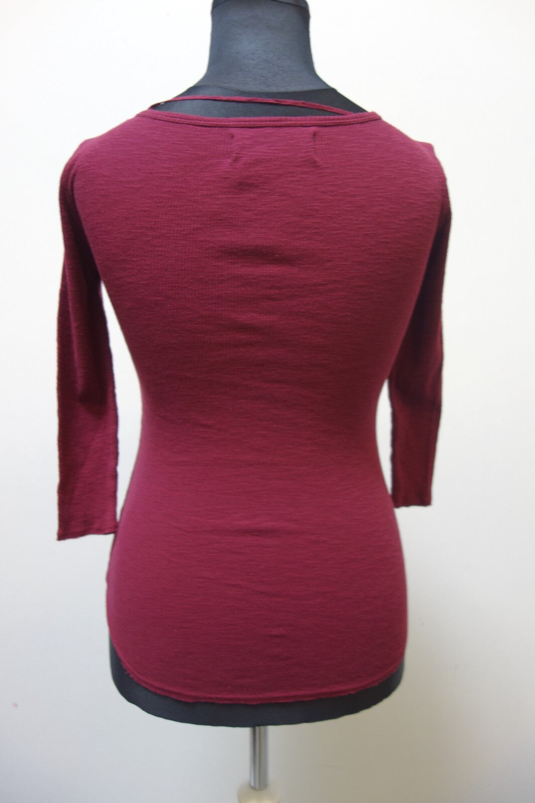 EK1882 Damen Shirt von Zara, weinrot, Gr. S3
