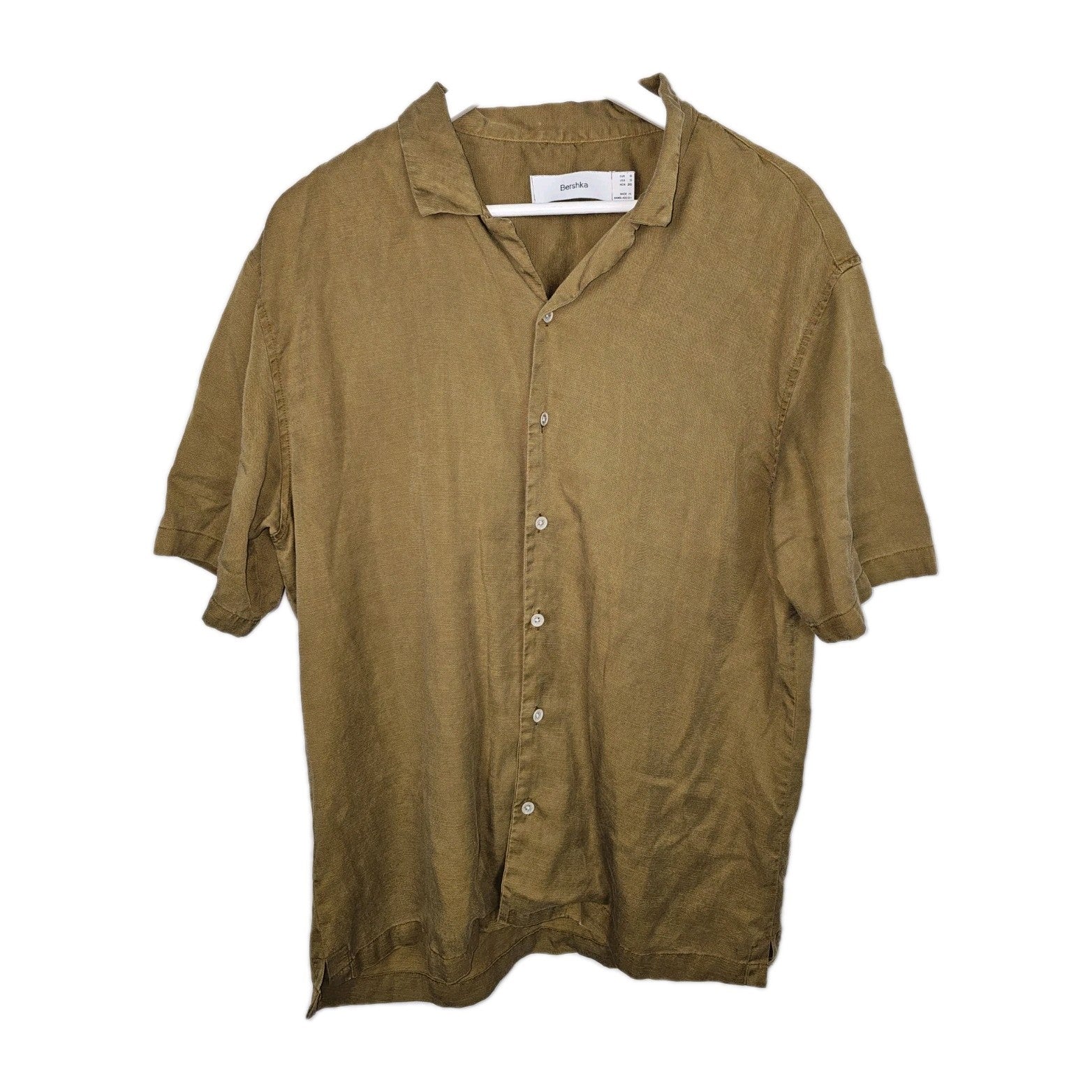 EK10468 Herren Hemd von Bershka, braun, Gr.S0