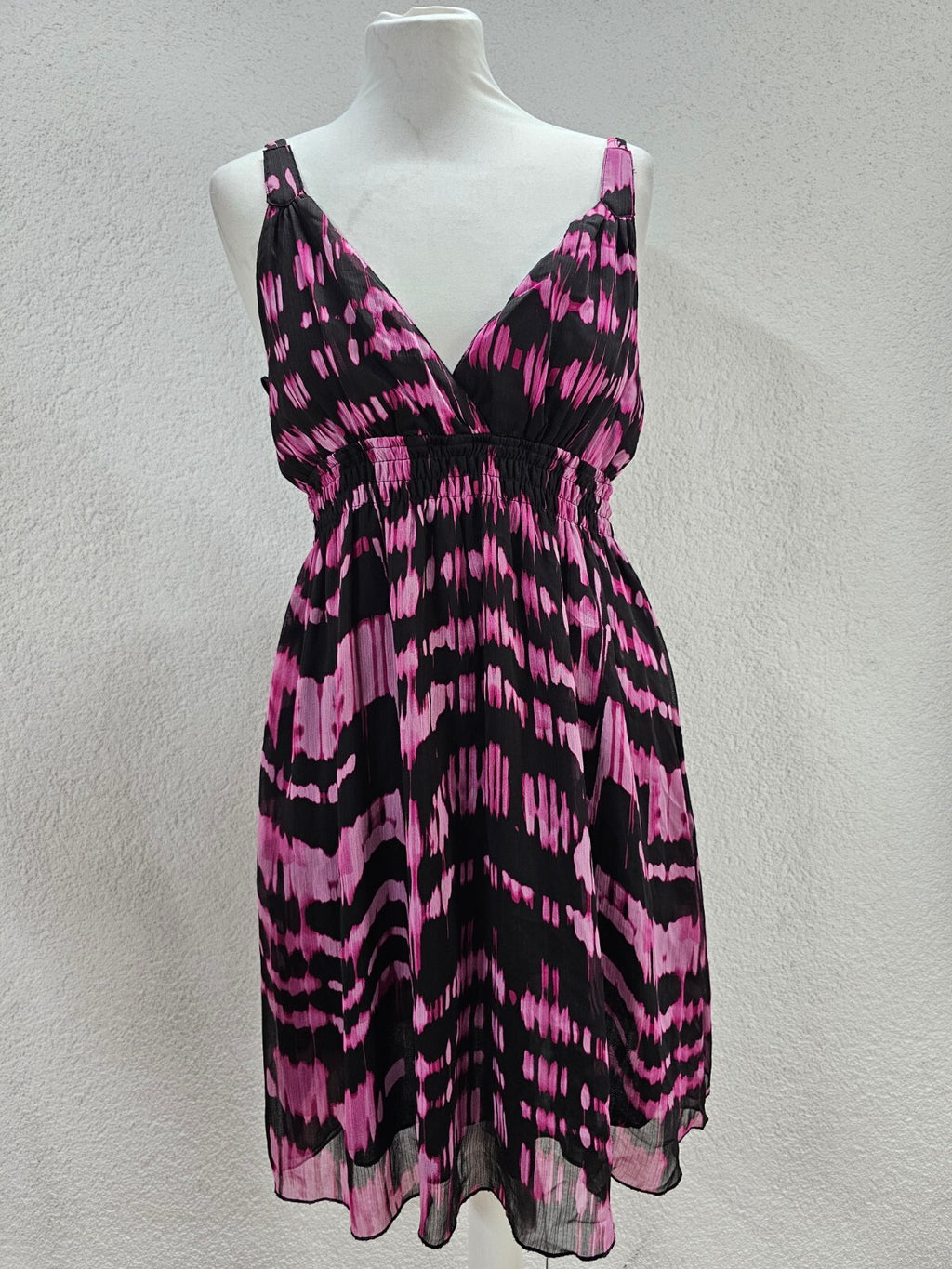 EK5285 Damen Kleid von Tally Weijl, pink-schwarz, Gr.XL(42)0