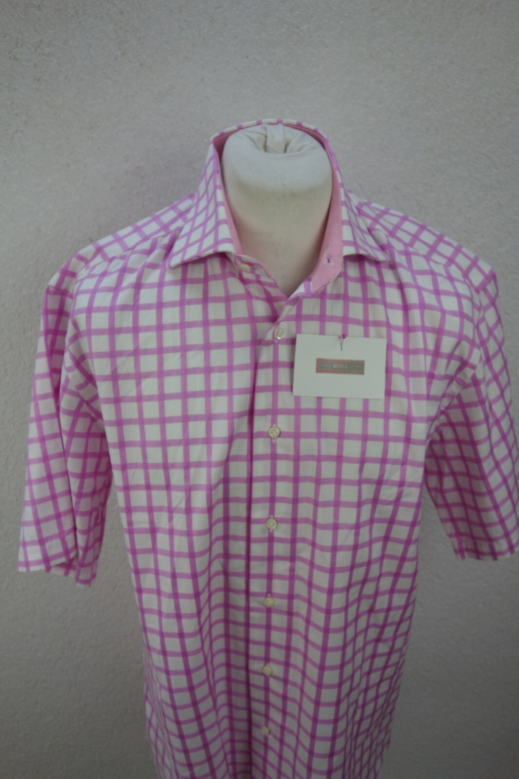 EK4148 Herren Hemd von Alea, rosa-weiß, Gr.431