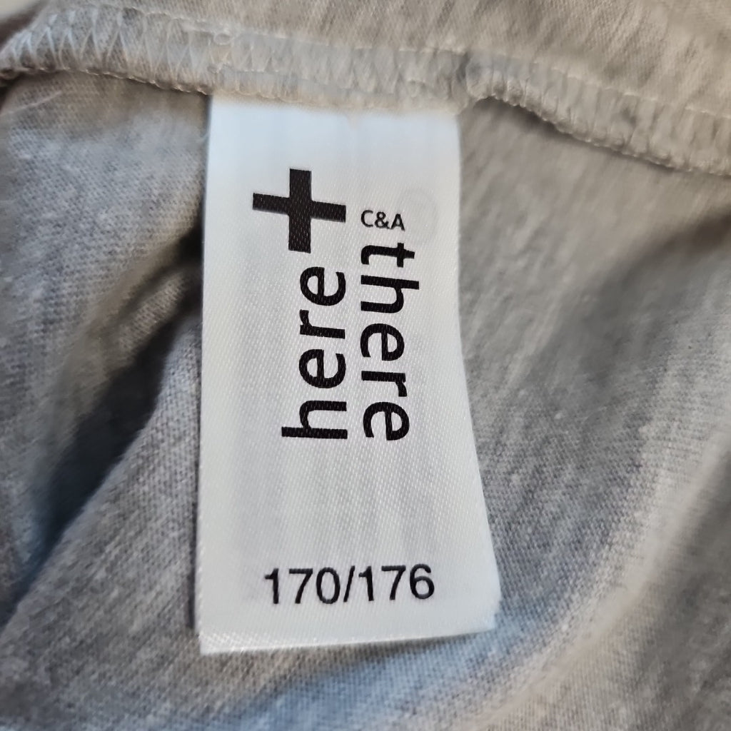 EK7789 Mädchen Langarmshirt von C&A, grau, Gr.170/1763