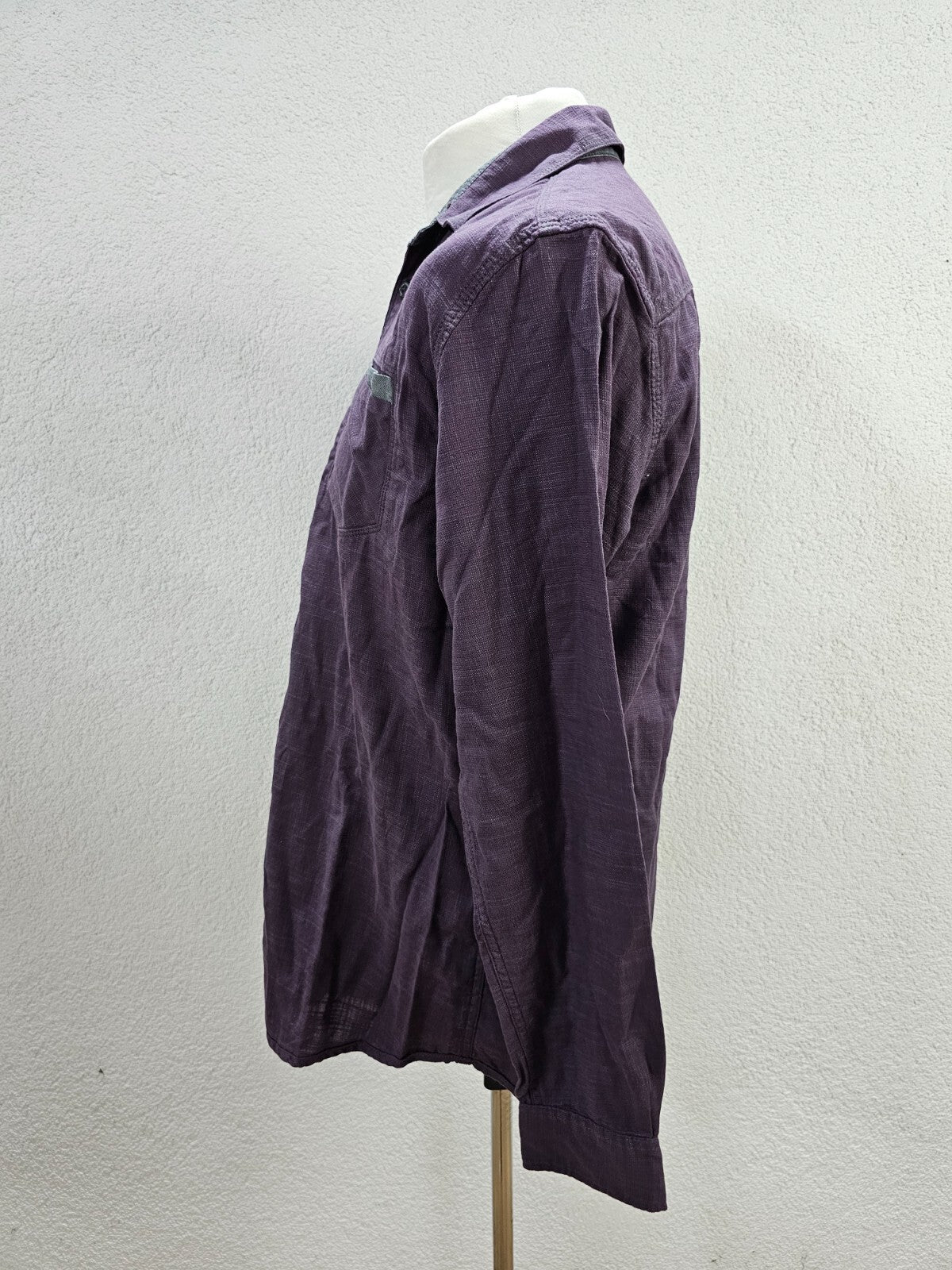 EK5761 Herren Hemd von Tom Tailor, lila, Gr. L3