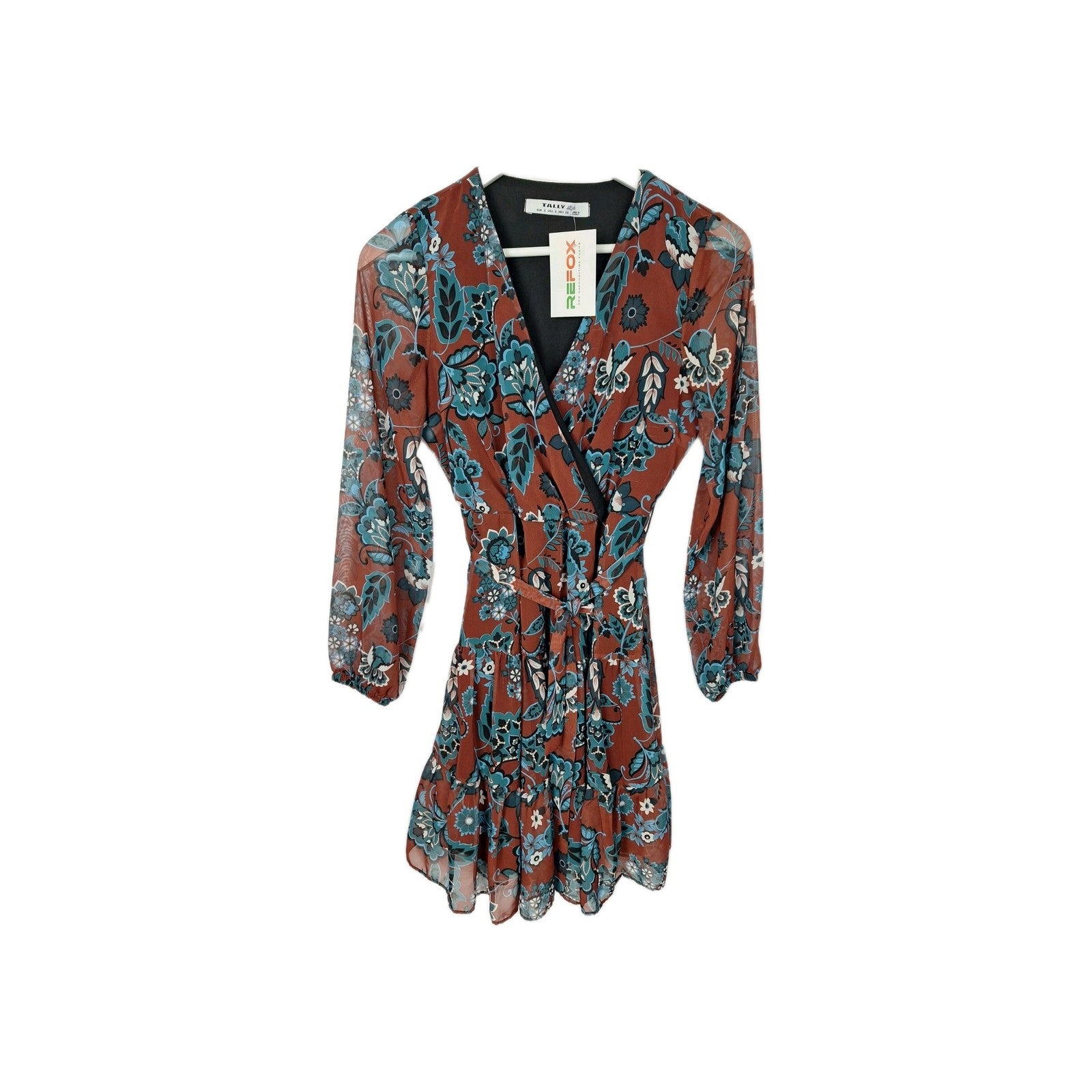 EK8762 Damenkleid Tally Gr.S Braun0