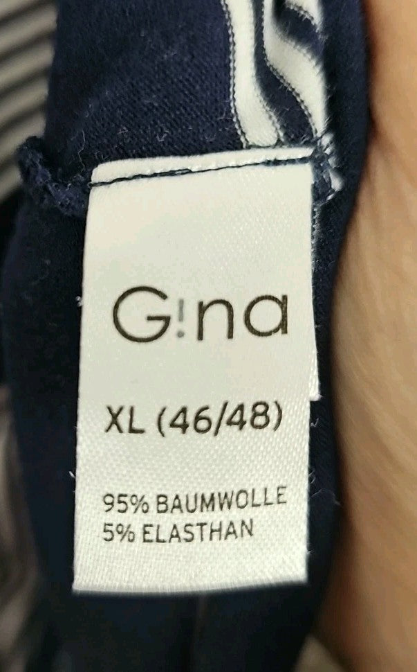 EK9788 Damen T-Shirt Gina Gr.XL Blau Gestreift2