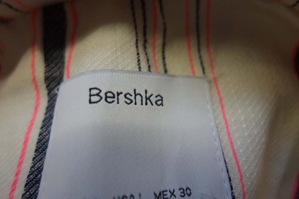 EK3265 Damen Cardigan von Bershka, gestreift, gr. L4