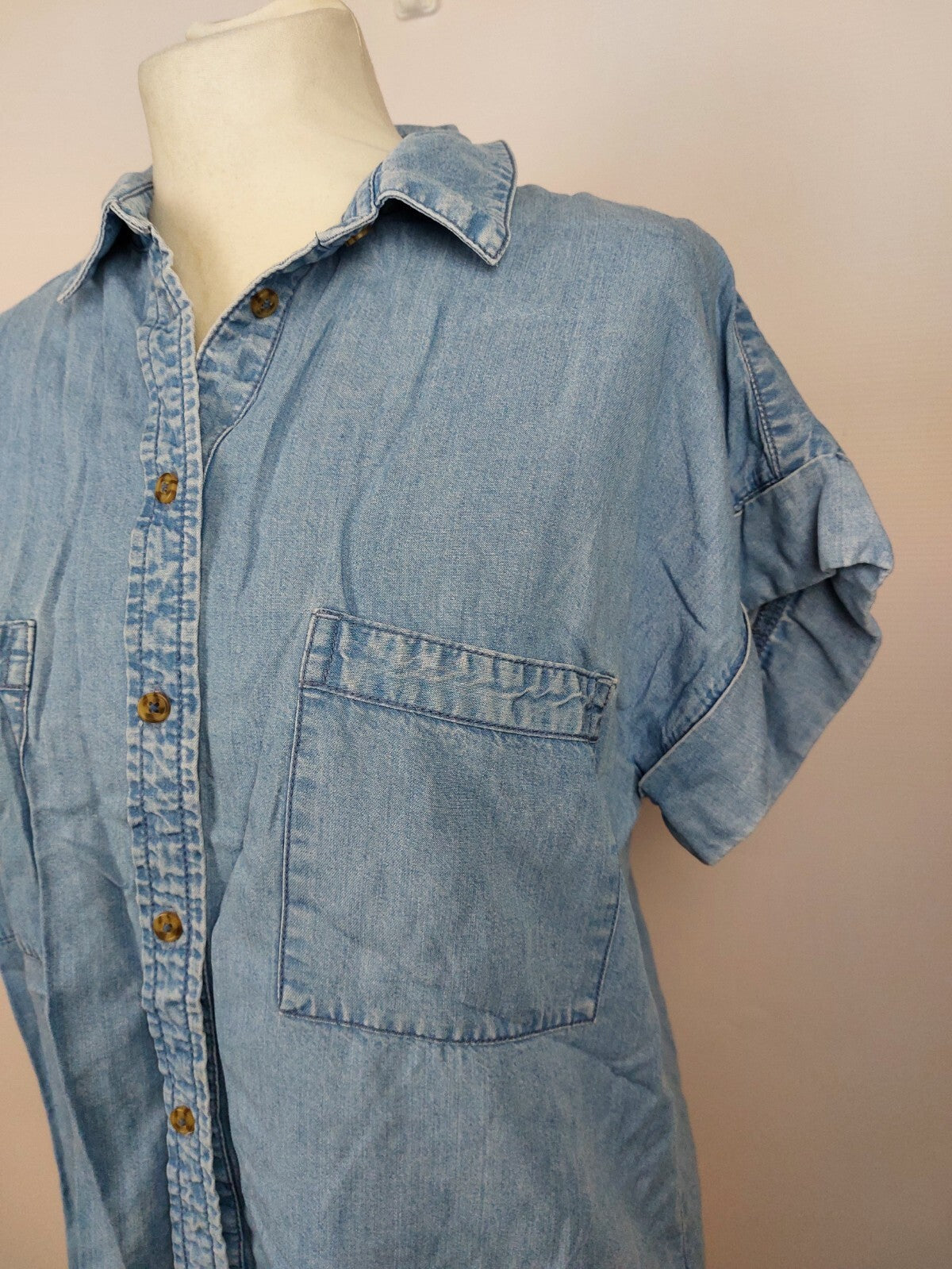 EK3250 Damen Bluse von Esprit, blau, denim, Gr. L4