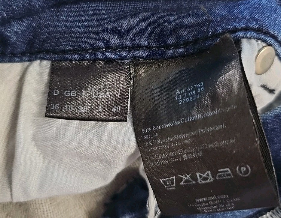 EK9137 Damen Jeans von Oui, blau, Gr.365