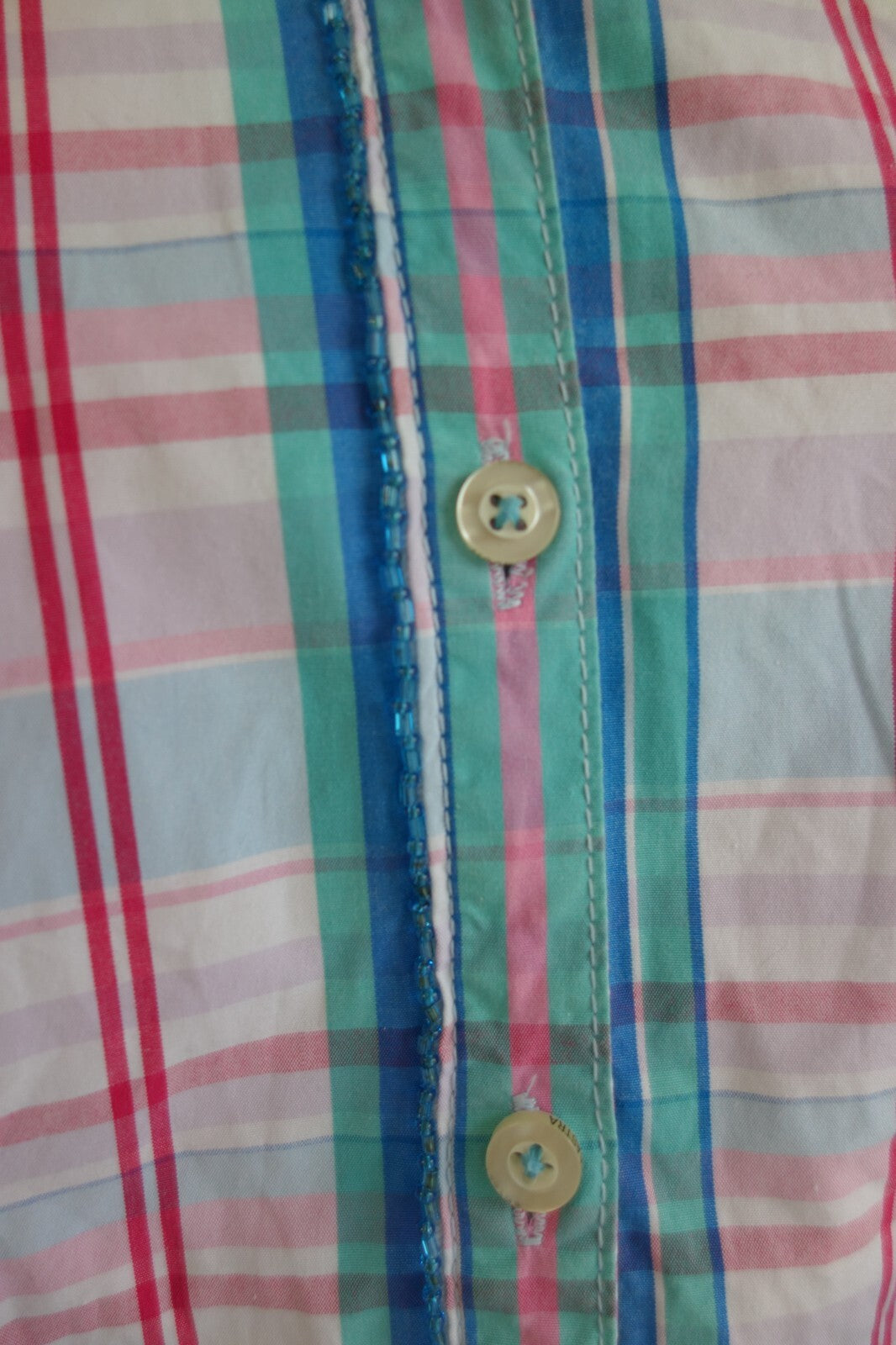 EK4307 Damen Bluse von Gaatra, blau-pink, Gr. XL1