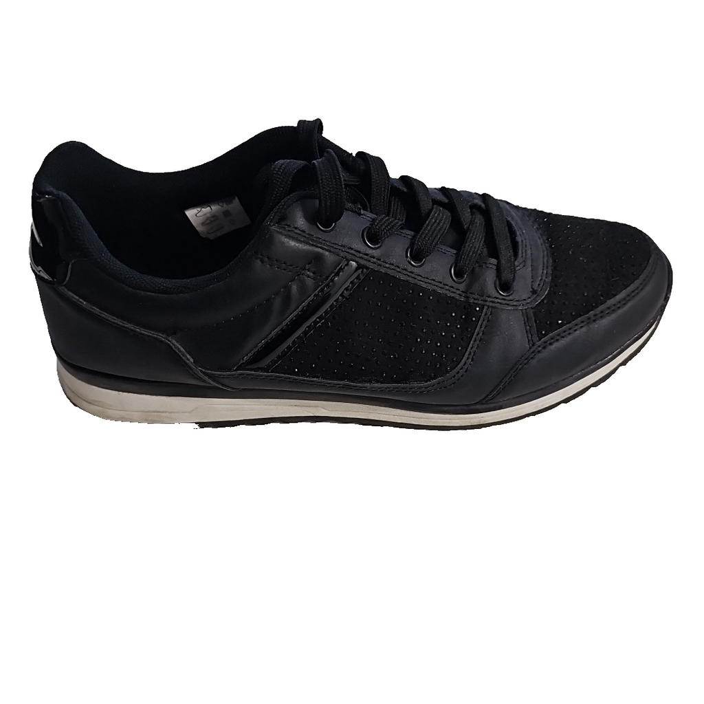 ES0747 Damen Sneaker von Walkx, schwarz, Gr.412