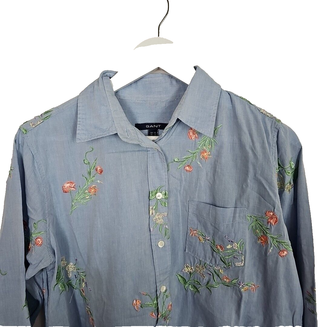 EK6673 Damen Bluse von Ganz, Hellblau, Gr. 401