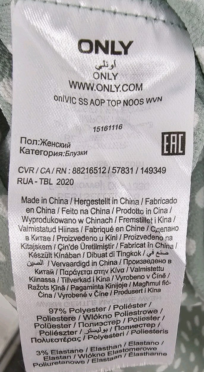 EK9667 Damen Bluse von Only, grün, Gr.385