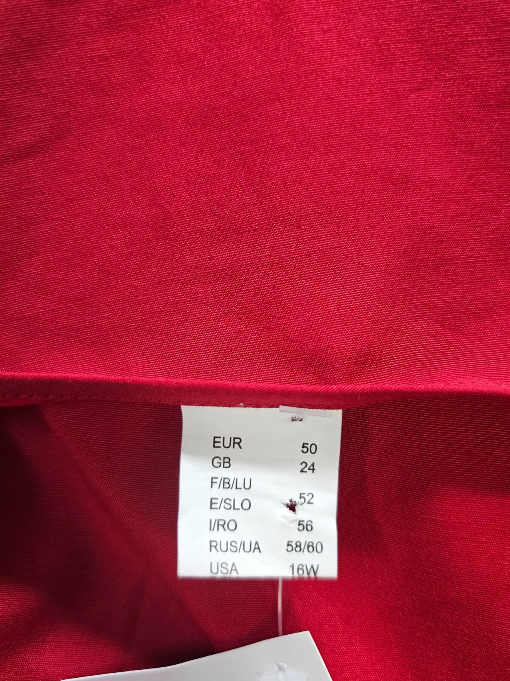EK5115 Damen ärmelloses Shirt, rot, Gr. 504