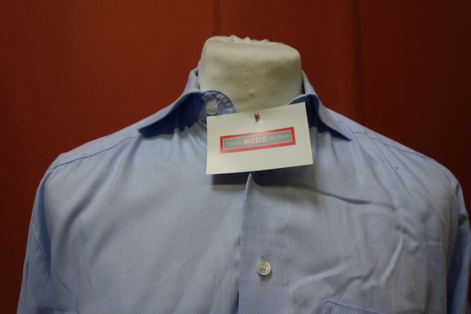 Herrenhemd Olymp GR 39 lang arm hellblau wie neu E3441