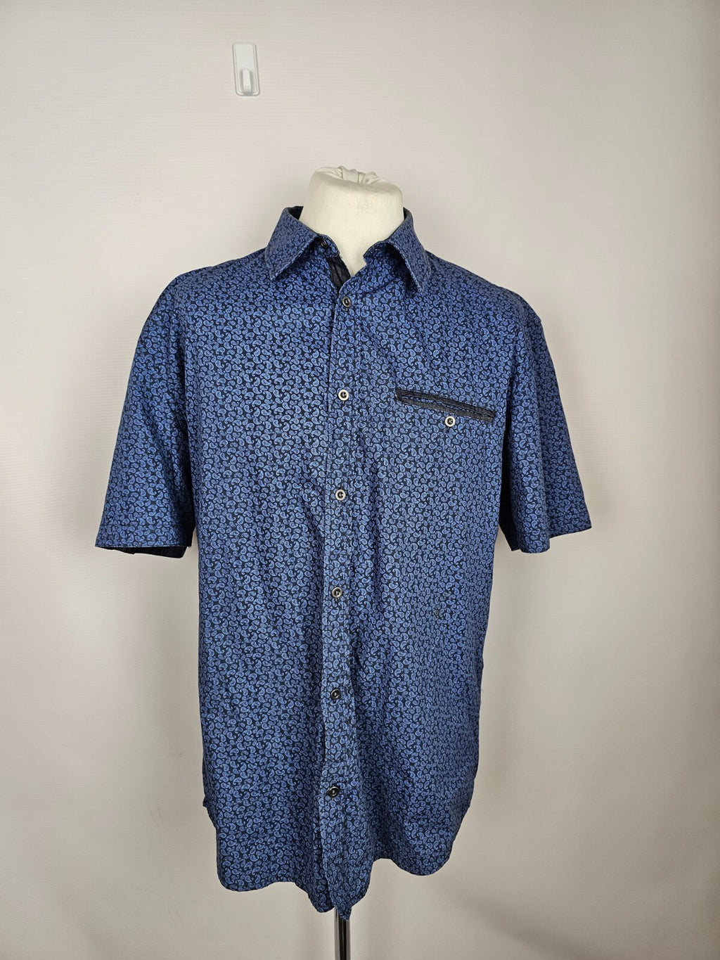 EK6558 Herren Hemd von Jonathan Adams, Blau, Gr.XL0