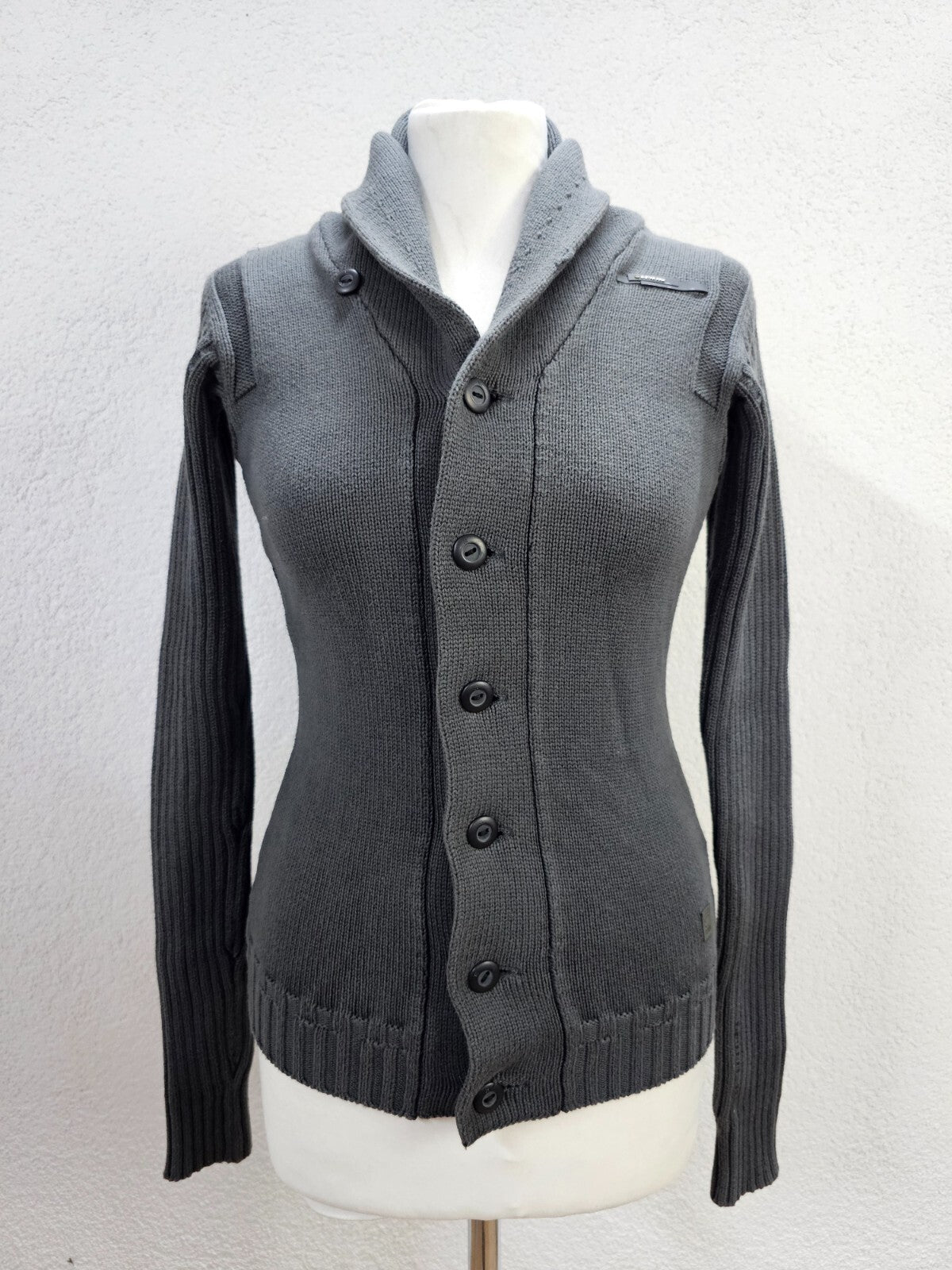 EK5399 Damen Strickjacke von G-Star, grau, Gr. S0