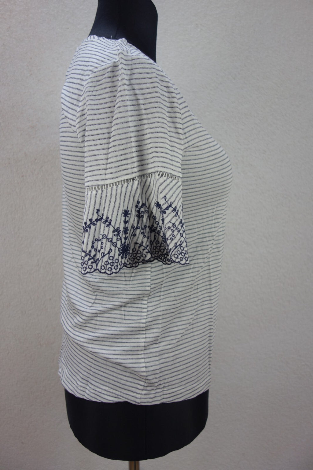 EK1028 Damen TShirt von s.Oliver, weiß/grau, Gr. 382