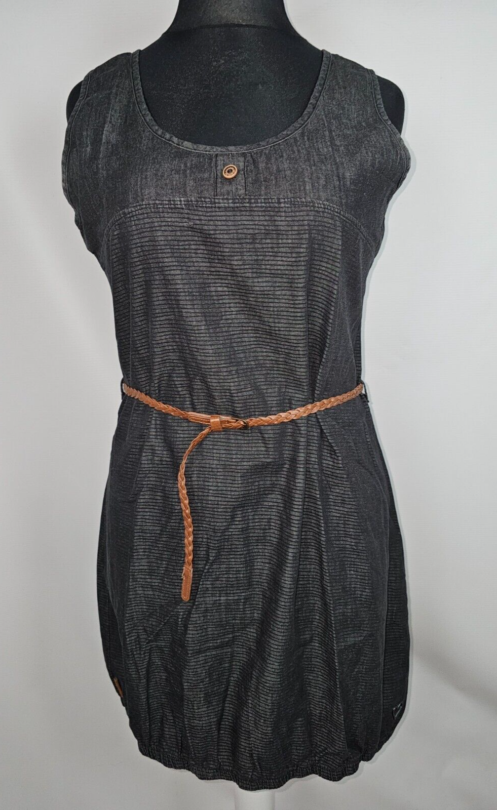 EK1176 Damen Kleid von Alife and Kickin, grau, Gr.XL0