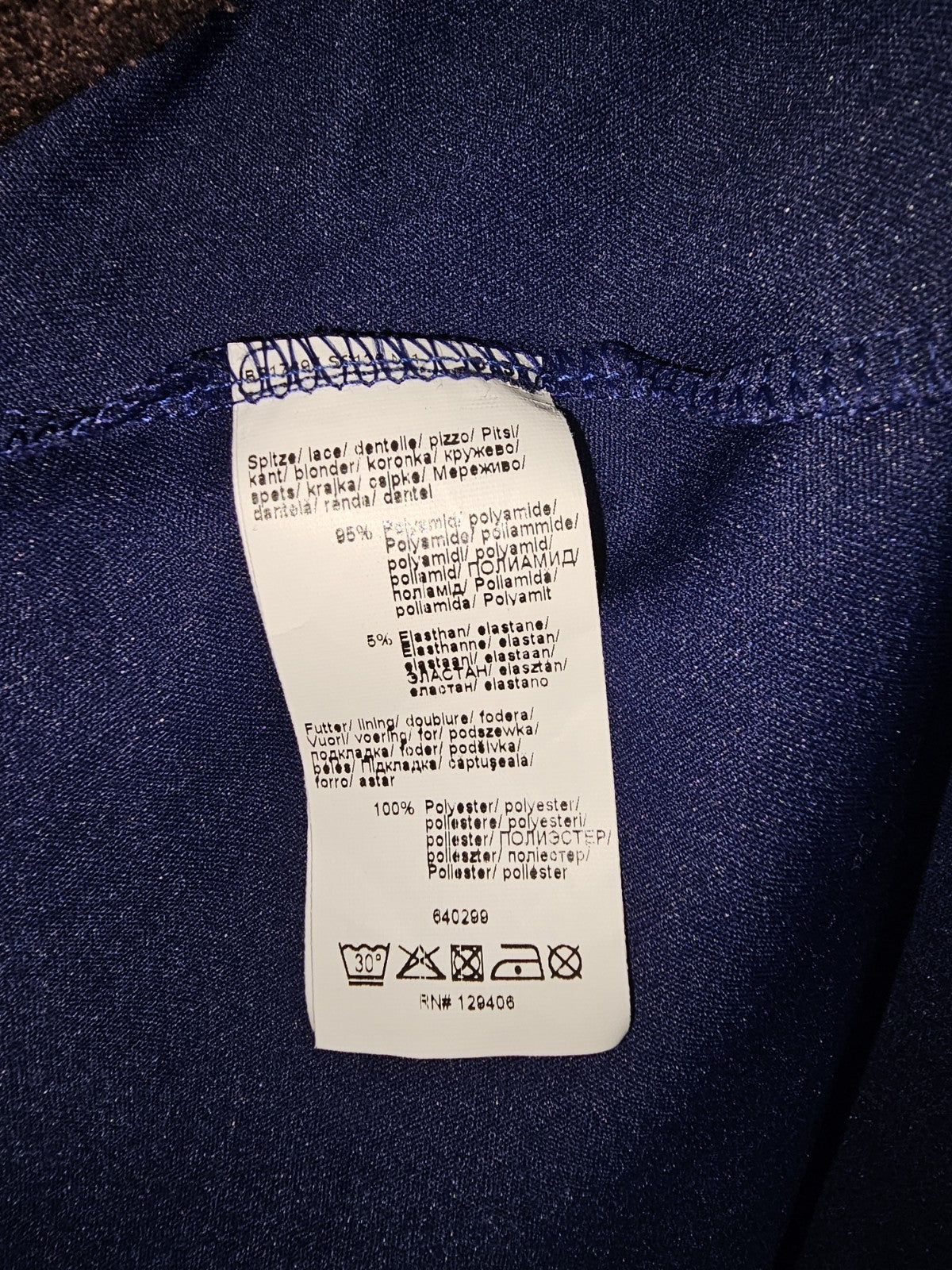 EK8166 Damen Kleid von Bodyflirt, Blau, Gr. 36/385