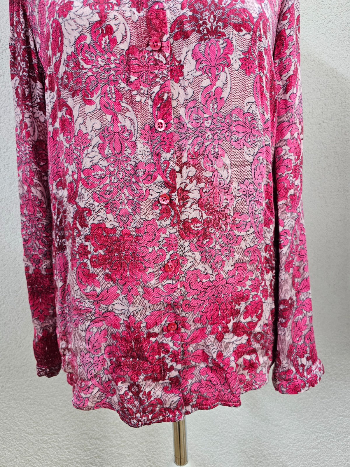 EK5900 Damen Bluse von Alba Moda, pink, Gr. 382