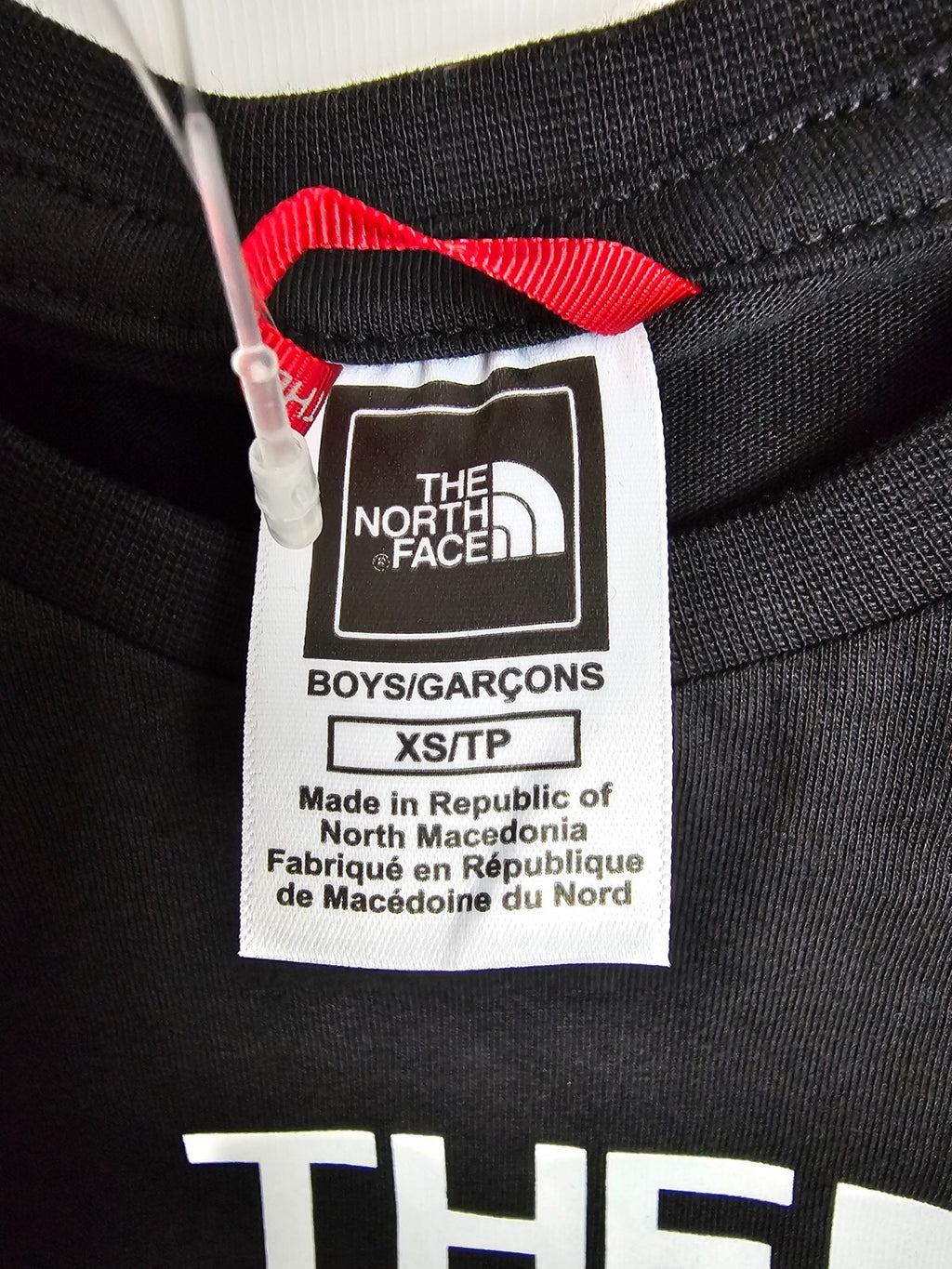 EK4061 Jungen T-Shirt von The North Face, schwarz, Gr.XS1