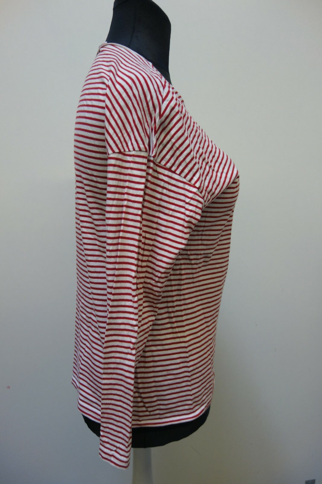 EK1356 Damen Langarmshirt von Zara Trafaluc, gestreift, Gr. S2