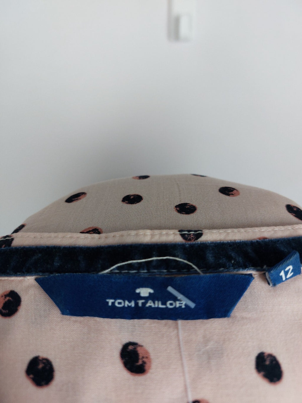 EK4804 Damen Bluse von Tom Tailor, rosa, gepunktet, Gr. 447